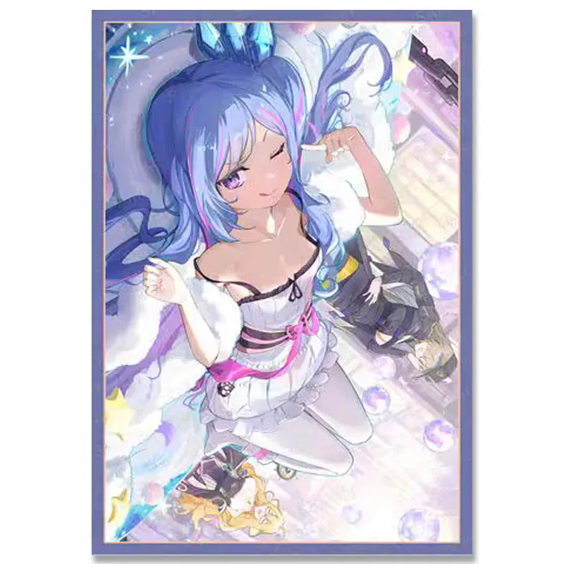 50Ct Holographic Lampeggiante Purchive Top Loading Manicotti Per Carte Collezionabili Deck Protector Per Yugioh/Carte Di Dimensioni Giapponesi 63X90Mm