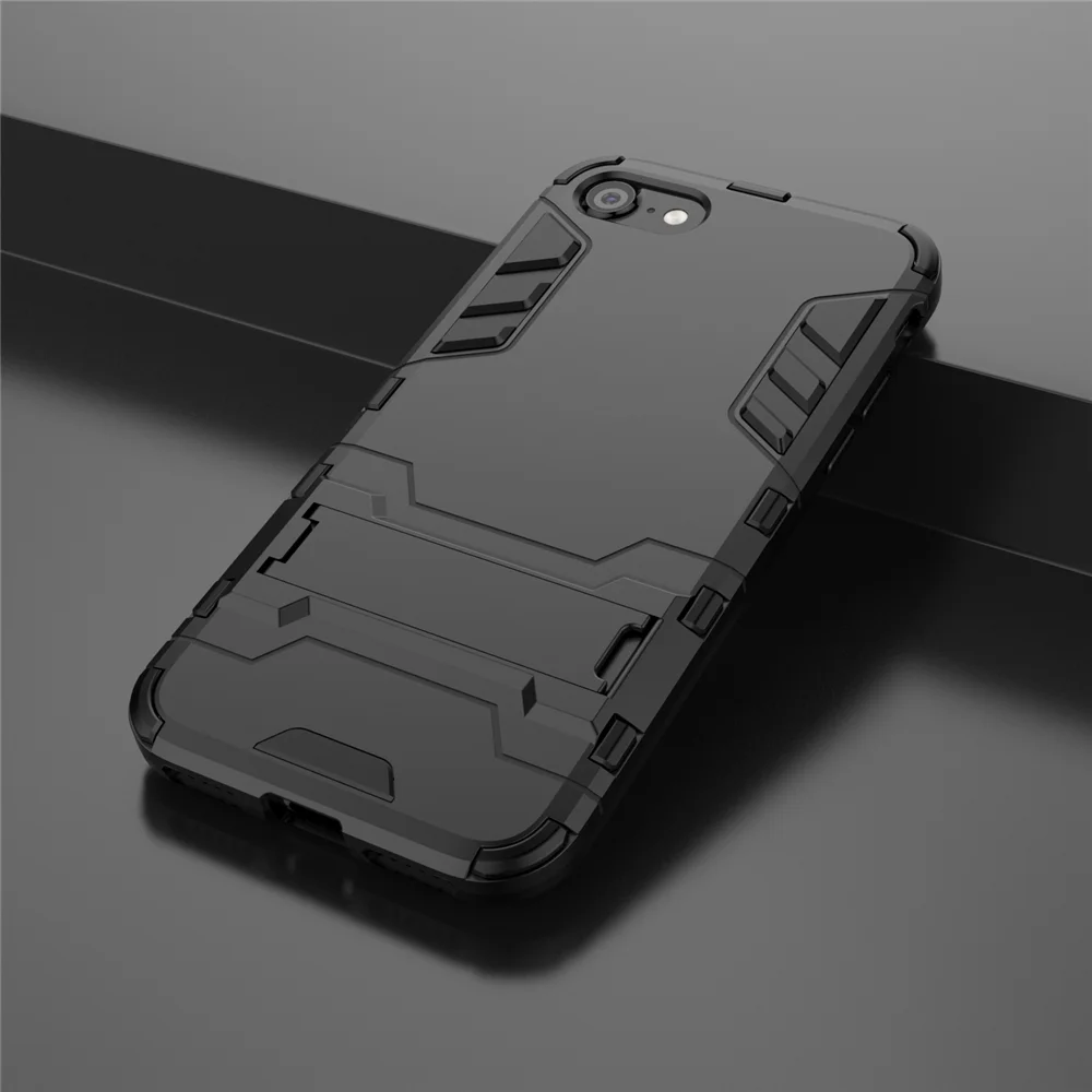 Custodia Per Cavalletto Per Iphone Se 2020 Se2 Custodie Antiurto Armatura Tpu Pc Custodia Rigida Per Iphone Se 2 2020 4.7 Pollici A2275 A2296 Capa