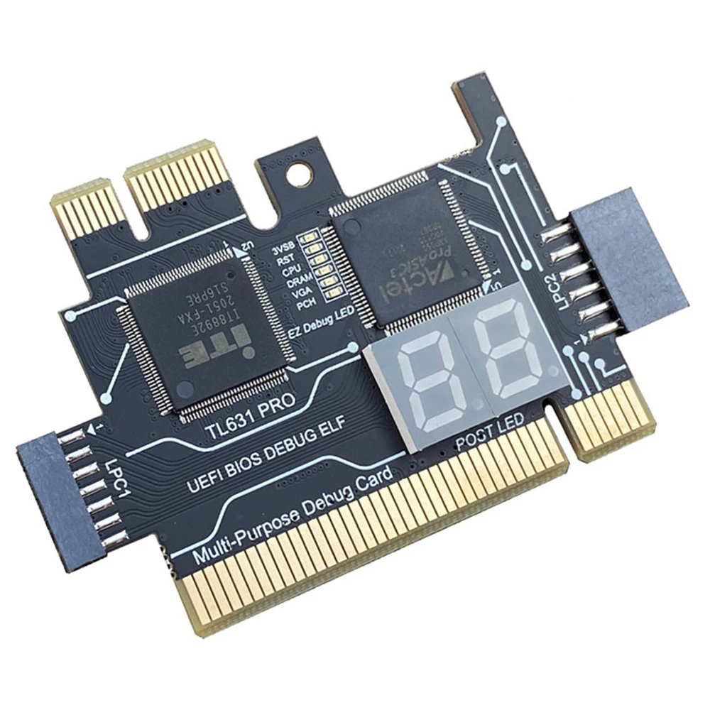 Tl631 Pro Universal Laptop Pc Lpc Pci Pci-E Pci-E Mini Analizzatore Della Scheda Madre Tester Diagnostico Schede Di Debug Per Com Asus Apple Lpc