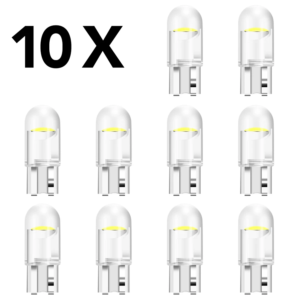 10X W5W Led T10 Car Light Cob Glass 6000K Bulb Style 12V Per Seat Ibiza 6J 6L Fr Ateca Altea Xl Leon 2 Ateca Fr Ibiza Alhambra