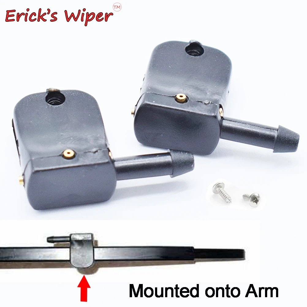 Ener'S Wiper 2 Pz/Set Universal Washer Ugello Spray Jet Per Mercedes-Benz Vito W638 Sprinter Montato Su Spruzzatore Braccio Tergicristallo