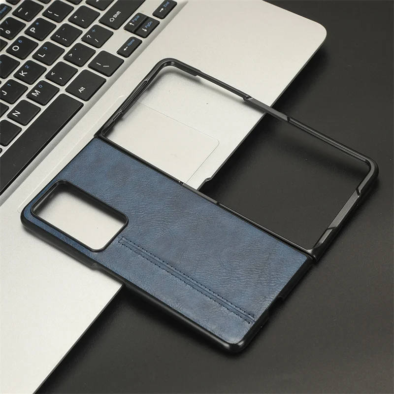 Per Honor Magic V2 Custodia Sutura Soft Edge Custodia Rigida In Pelle Pu Per Huawei Honor Magic V2 Case