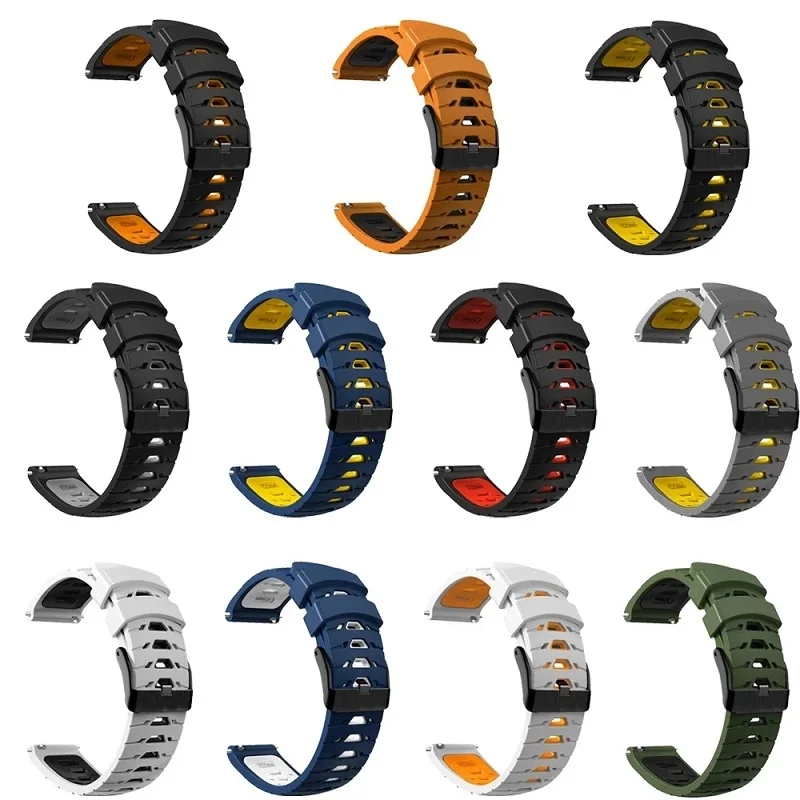 New 20Mm Strap For Samsung Galaxy Watch 4 Classic 46Mm 42Mm Smart Watch Silicone Sports Bracelet Galaxy Watch 4 44Mm 40Mm Strap
