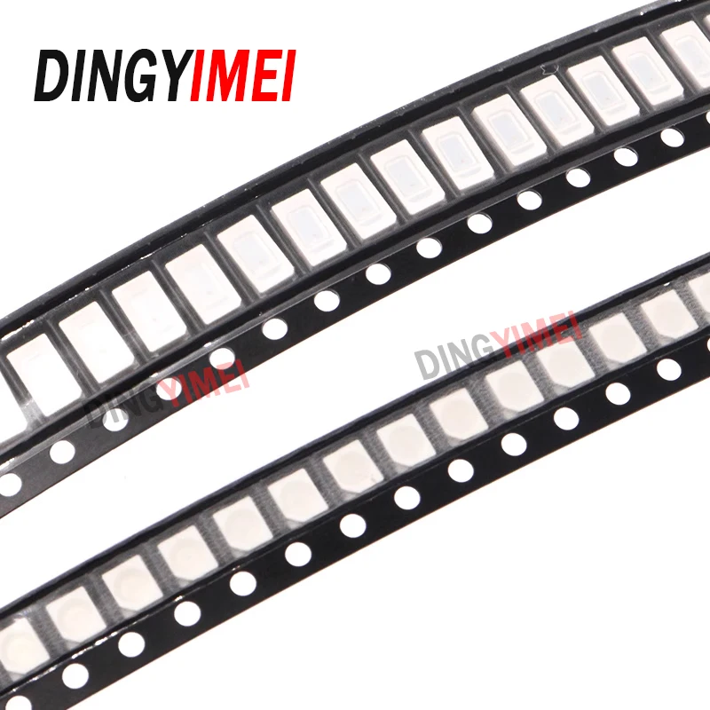 100 Pz 0805 (2012) Smd Led Emitting Diode Kit Lampada Chip Light Beads Bianco Caldo Rosso Verde Blu Giallo Arancione Uv Rosa Micro 3V Smt