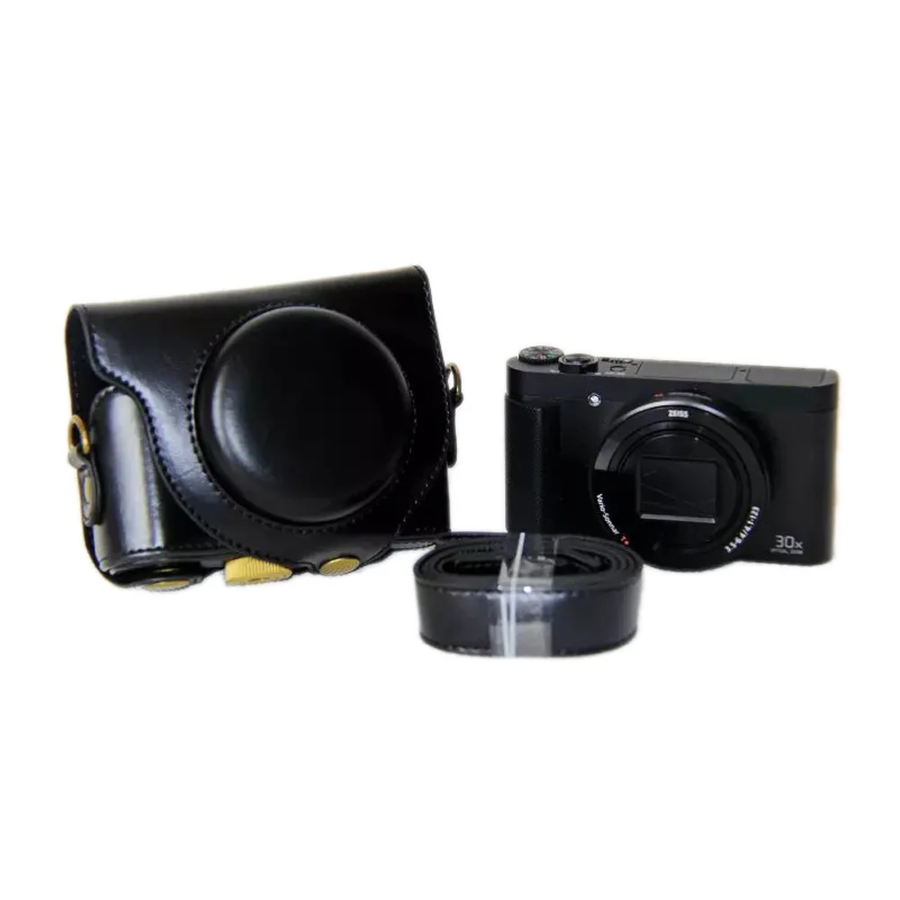 Custodia Per Fotocamera In Pelle Pu Borsa A Tracolla Borse Rigide Per Sony Hx90V Hx90 Wx500 Dsc-Hx90V Dsc-Hx90 Dsc-Wx500 Digital