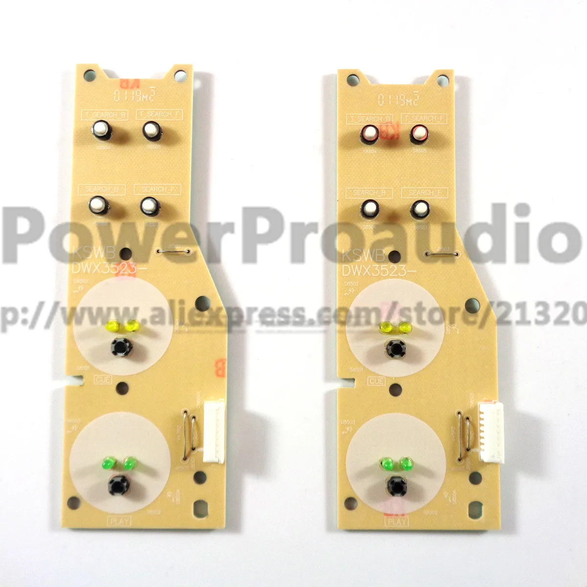 2 Pz/Lotto Dwx3523 Gioca Stecca Con Circuito Stampato Kswb Per Pioneer Cdj 900 Nexus Giallo