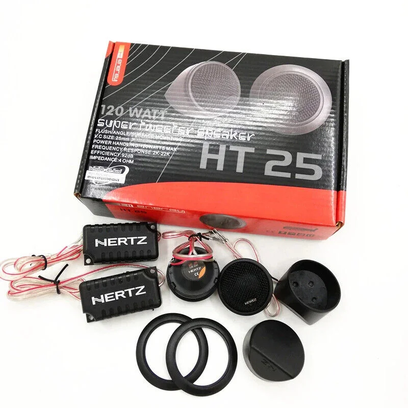 Spedizione Gratuita 1 Set Hertz Ht 25 Tweeter Per Auto Hertz Ht 25-120W Car Audio Made In Ltaly
