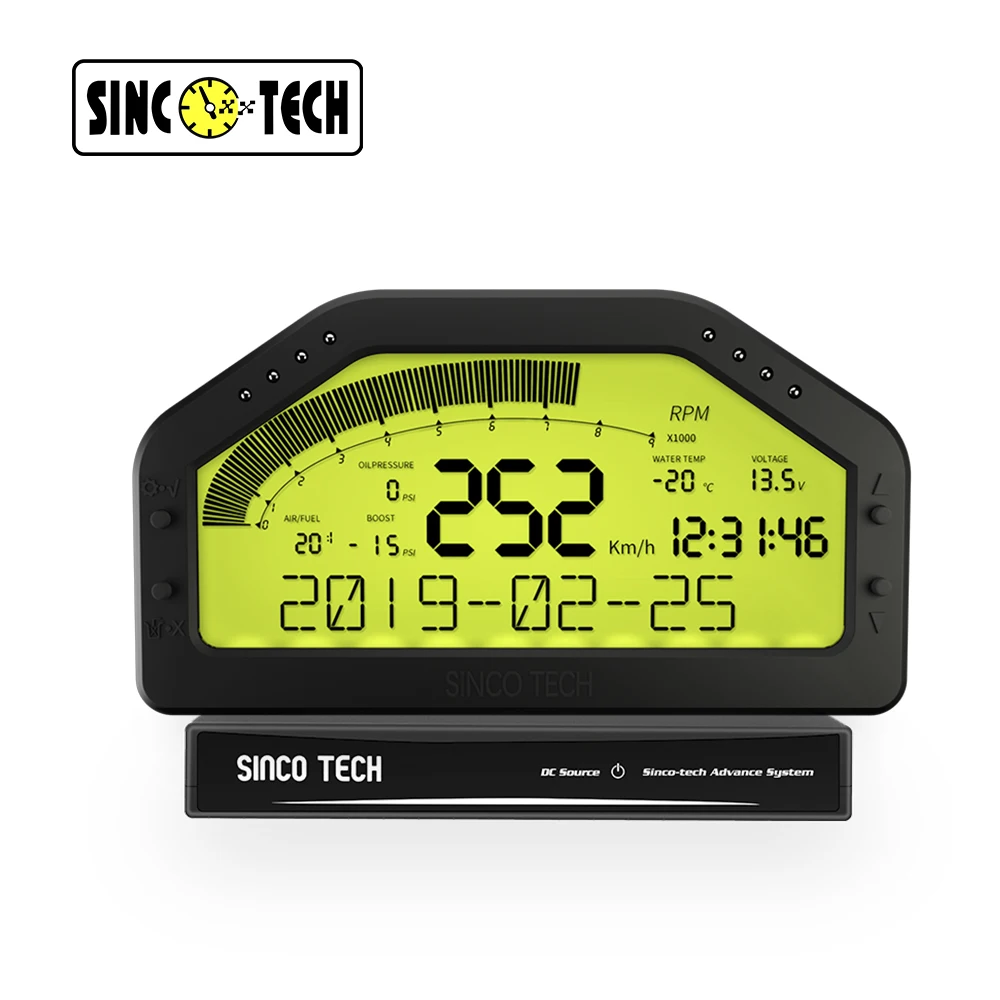 Do904 Sinco Tech Car Bluetooth Dashboard Racing Gauge Display Sensor Kit