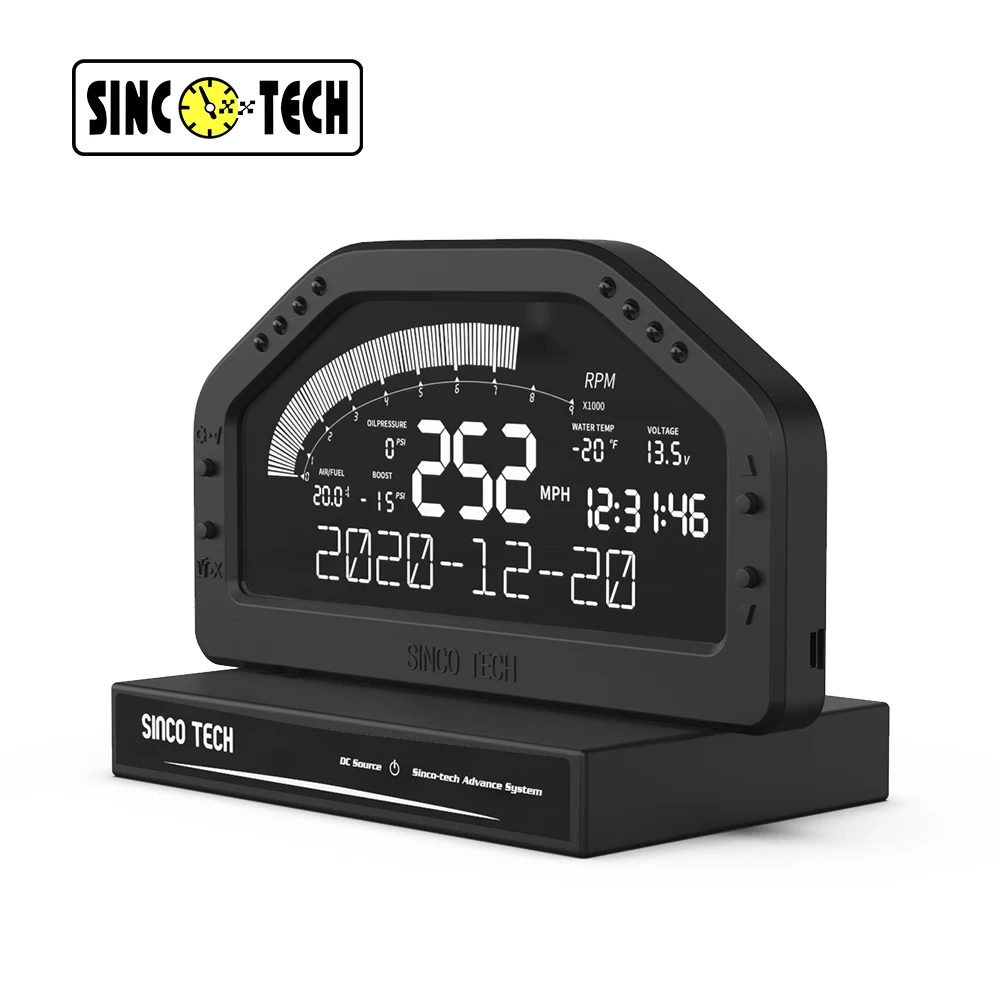 Do922 Sinco Tech Kit Sensore Cruscotto Display Race Indicatore Schermo Lcd Bluetooth