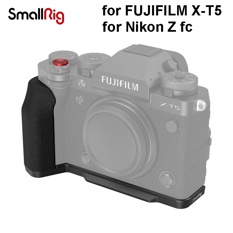 Smallrig L-Shape Grip L Plate Feature Arca-Swiss Piastra A Sgancio Rapido Per Fujifilm X-T5 X-T4 / Nikon Z Fc Camera L-Bracket