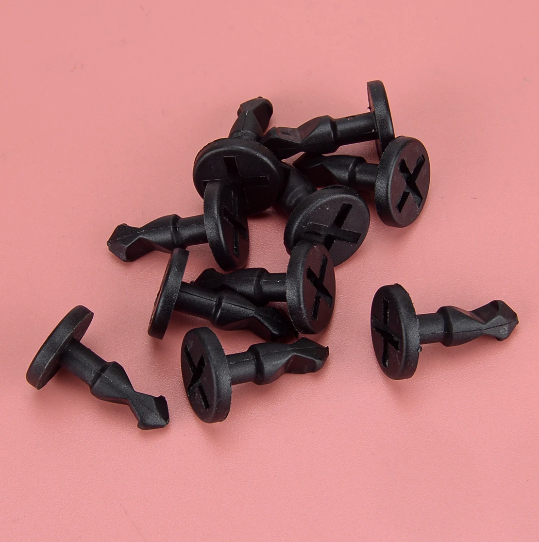 95557271000 10Pcs Car Engine Compartment Trim Panel Cover Plate Screw Clip Fit For Porsche Cayenne 2003 2004 2005 2006 2008-2010