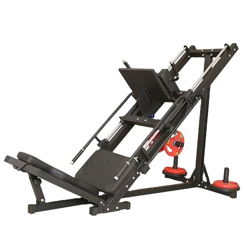 Macchina Per Esercizi Per Le Gambe Dell'Attrezzatura Da Palestra Caricata Con Perno Di Forza Commerciale Hack Squat Leg Press Machine/ Hack Squat Leg 