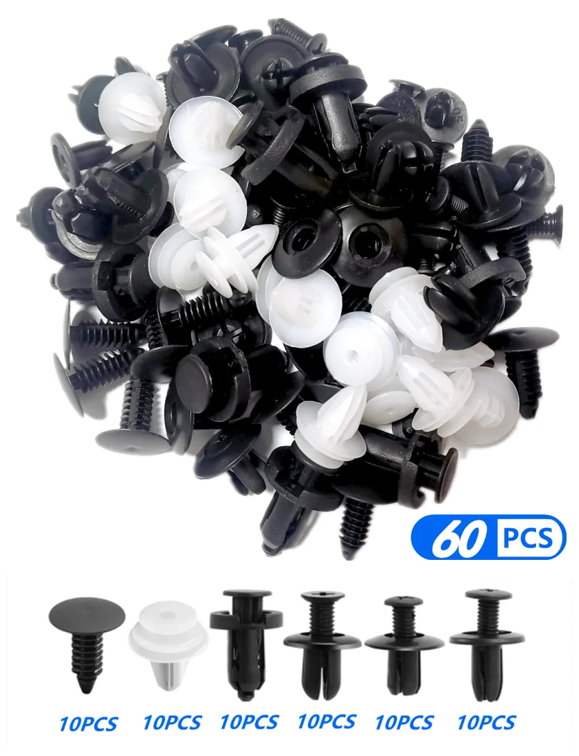 60Pcs Car Fastener Clip Mixed Bolt Screw For Yamaha Xj6 N Xj6 Diversion Xsr 700 Abs Xsr 900 Abs 1200