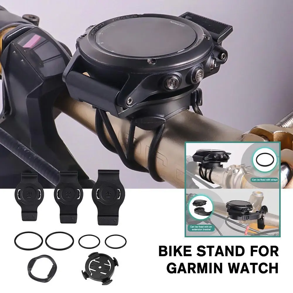 Per Garmin Quickfit Mtb Bike Mount Watch Per Garmin Fenix 3/5/6/7/Mk1/2 Mtb Bike Computer Base Accessori Bici 20/22/26Mm