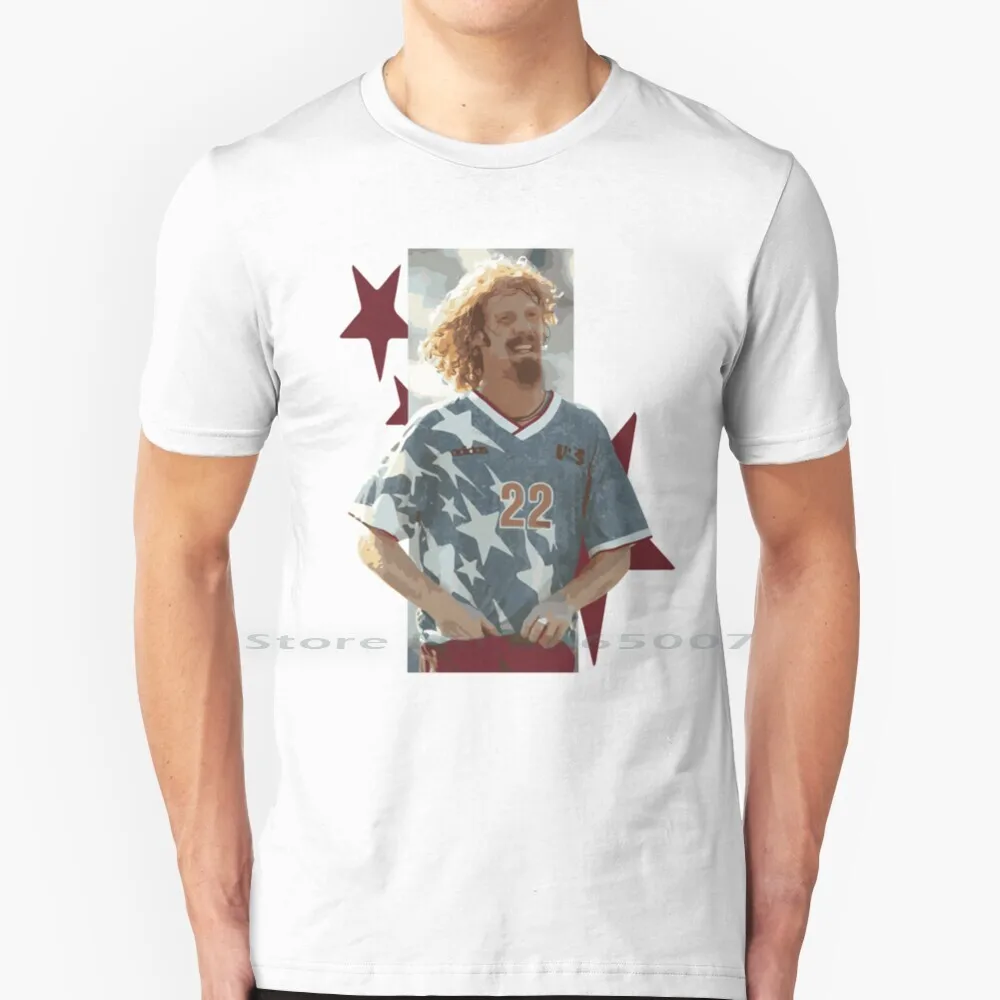 Alexi Lalas T Shirt 100% Cotone Alexi Lalas Lallas The Galaxy Los Angeles Usa Diego Belgio Argentina Paul Maldini Kite Italia