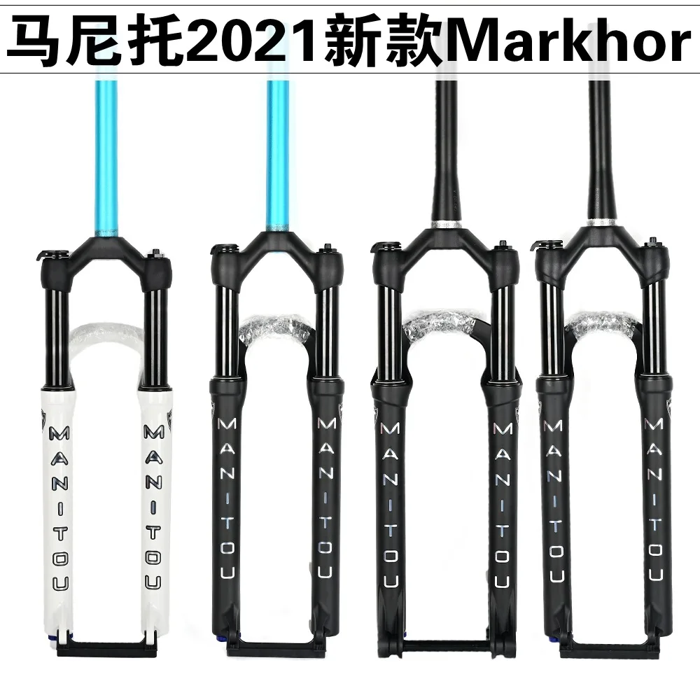 Forcella Per Bicicletta Manitou Markhor Bike 26/27.5/29Er Mountain Mtb Sospensione Forcella Anteriore Per Petrolio E Gas Blocco Remoto 1635G