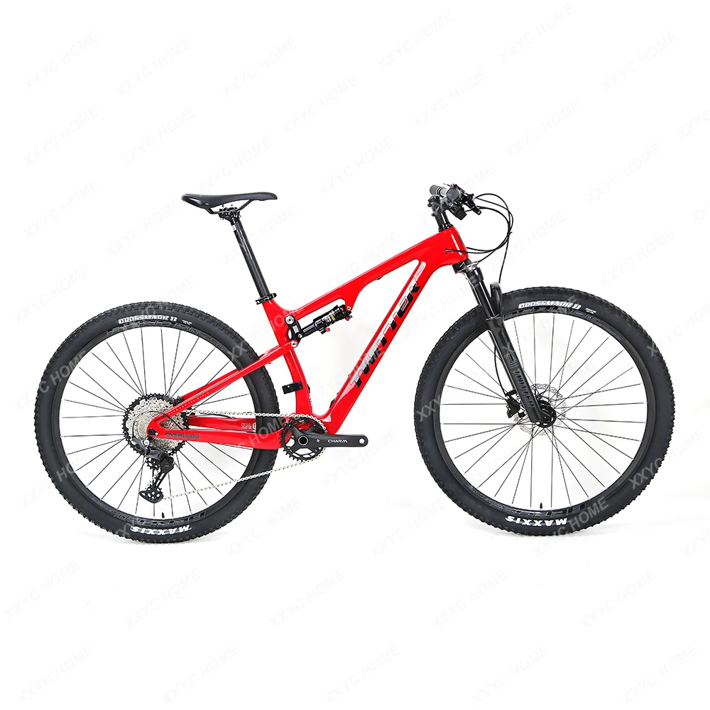 27.5 29Er Full Suspension Mountain Bike In Carbonio Deore 12S Downhill Mtb Biciclette Con Dnm 165*35