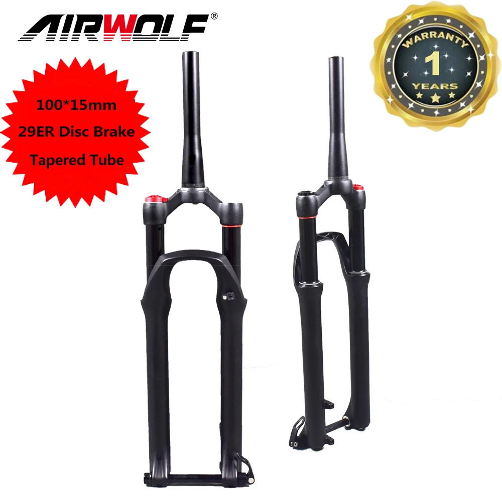 Airwolf 27.5 29 Pollici Mtb 29 Air Fork Suspension Bike 29Er Thru Axle 100*15Mm Manuale Remote Locked Dh Mountain Bike Forcella Anteriore