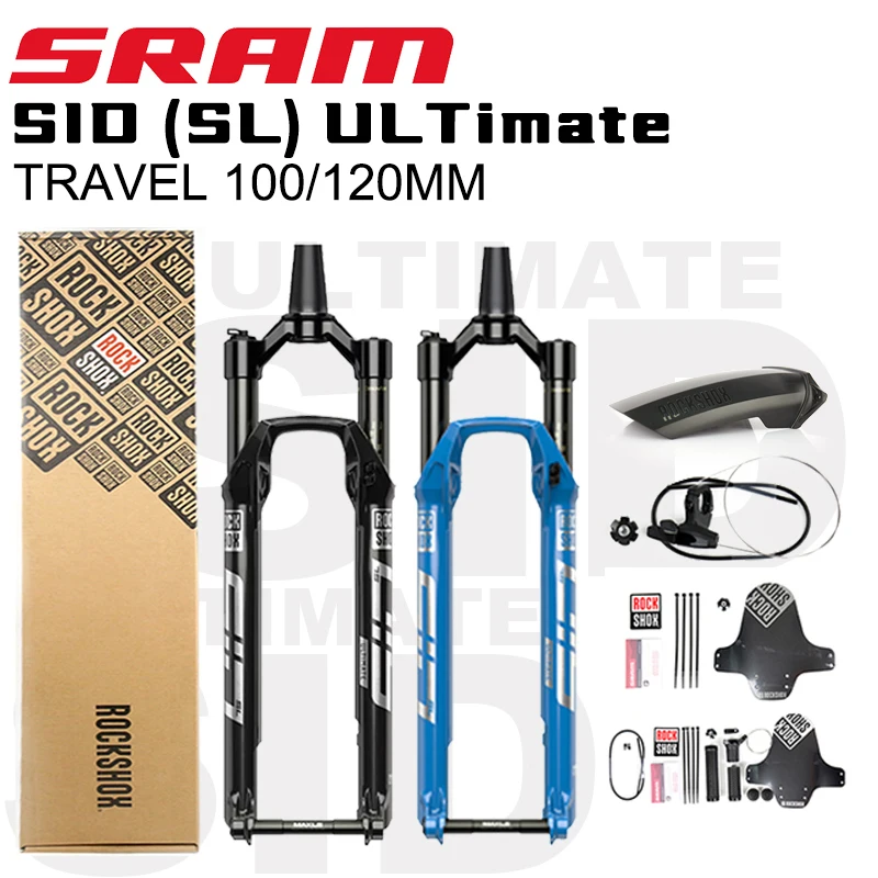 Sram Rockshox Sid Sl Ultimate 29 Wheel Debon Air 1.5T Affusolato Boost 110X15Mm Telecomando Manuale Mtb Forcella Ammortizzata Per Bicicletta