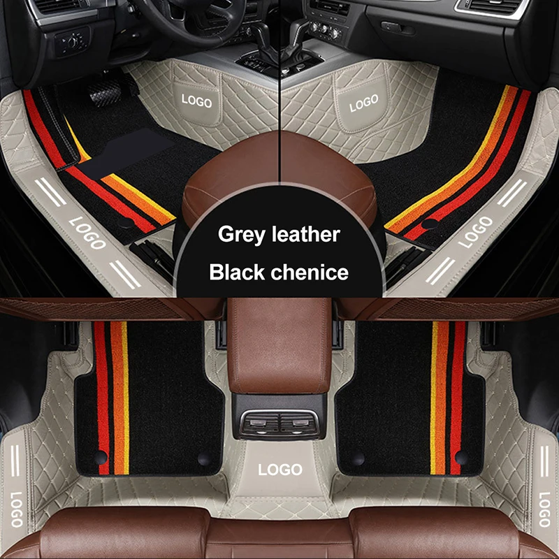 Tappetini Per Auto Con Anello Metallico A Doppio Strato Personalizzati A Copertura Totale Per Ds Tutti I Modelli Ds-5 Ds-6 Ds-5Ls Accessori Auto Car-S