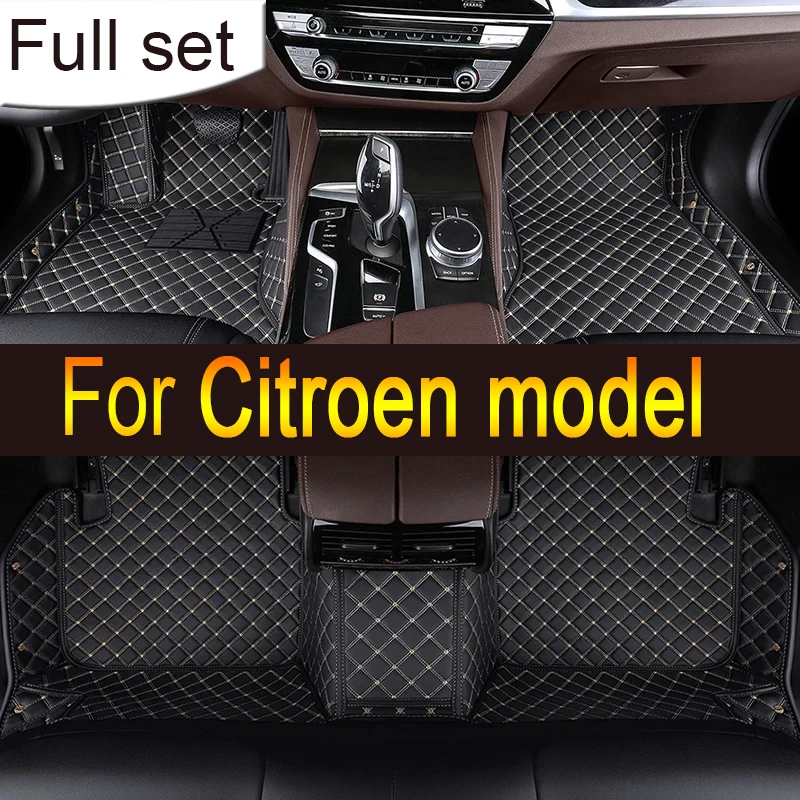 Tappetini Auto In Pelle Per Citroen Ds5 C4 Pallas C4 Aircross C5 Aircross Elysee C5 Rd C3 Aircross Accessori Auto