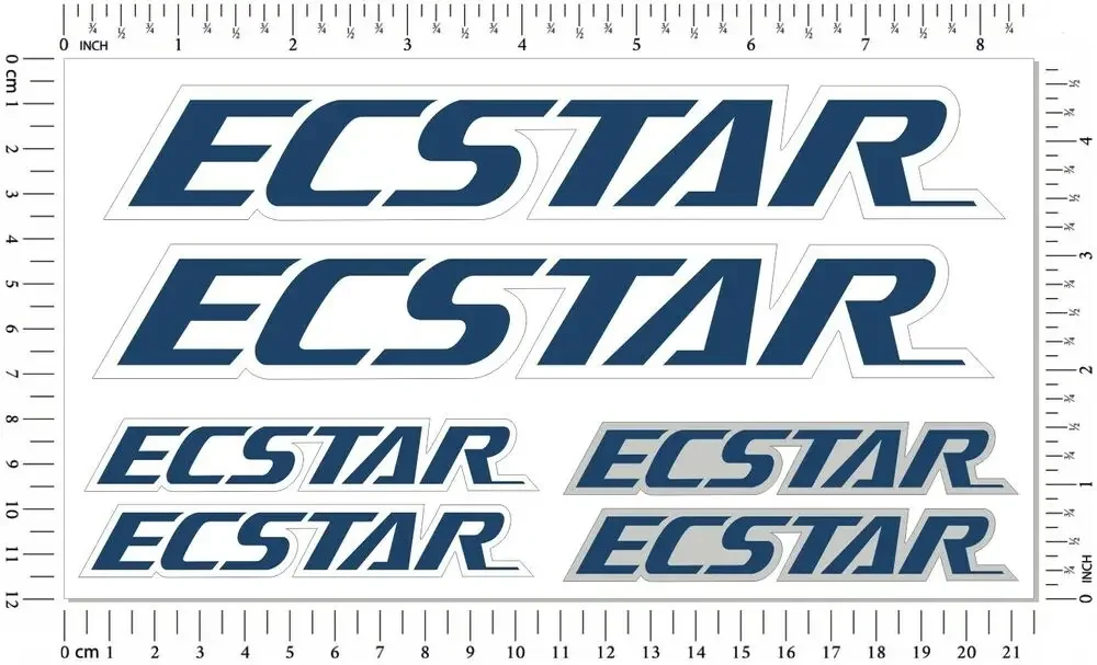 Decalcomanie Moto Ecstar Adesivi Laminati Moto Gp Sponsor Set Per Suzuki Honda Kawasaki Ducati Yamaha Car Auto