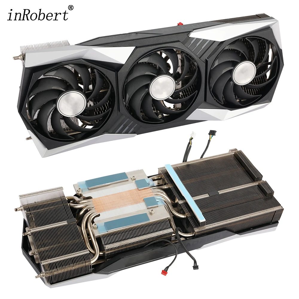 Dissipatore Di Calore Della Scheda Grafica Originale Rx 6800Xt Sostituire Per Msi Rx 6800Xt Gaming X Trio Gpu Dispositivo Di Raffreddamento Della Sche
