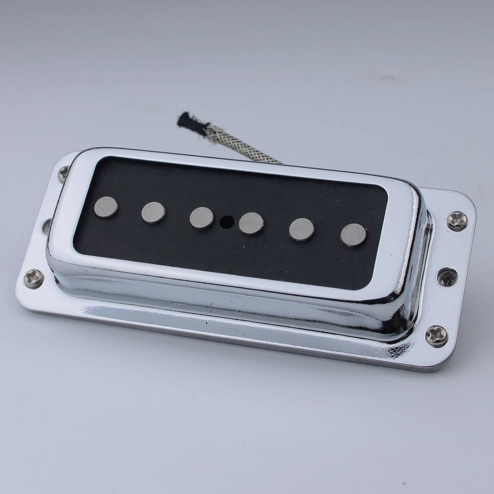 Gruppo Pickup E Anello Con Scollo A V Alnico Per Chitarra Rickenbacker Chrome