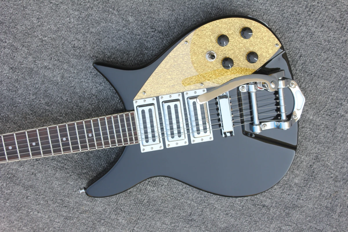 Spedizione Gratuita Custom Shop Chitarra Elettrica Bigsby Rickenback Chitarra Elettrica Scala Corta Chitarra Ricken Con Jazz Elettrico