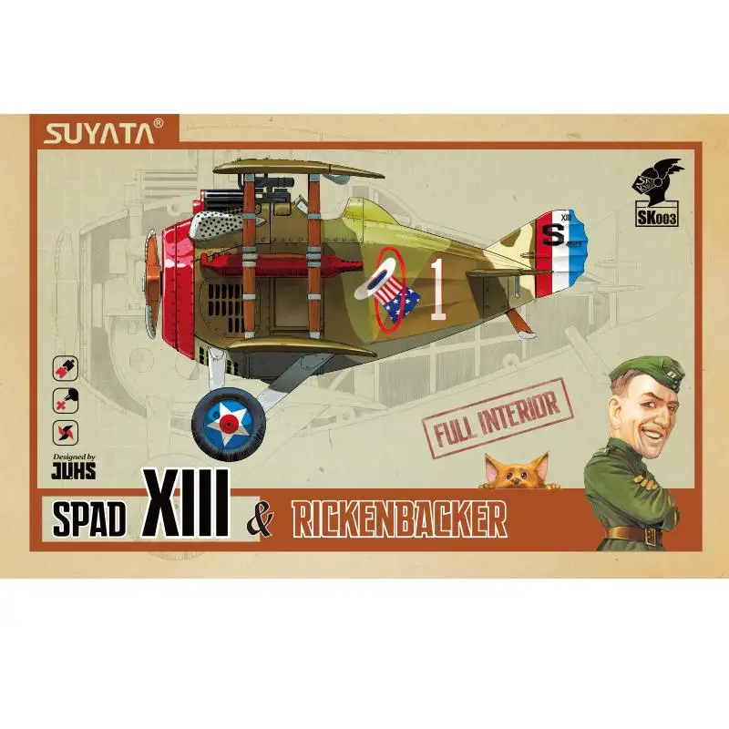 Suyata Sk-003 Q Versione Spad Dn & Rickenbacker Kit Modello Interno Completo