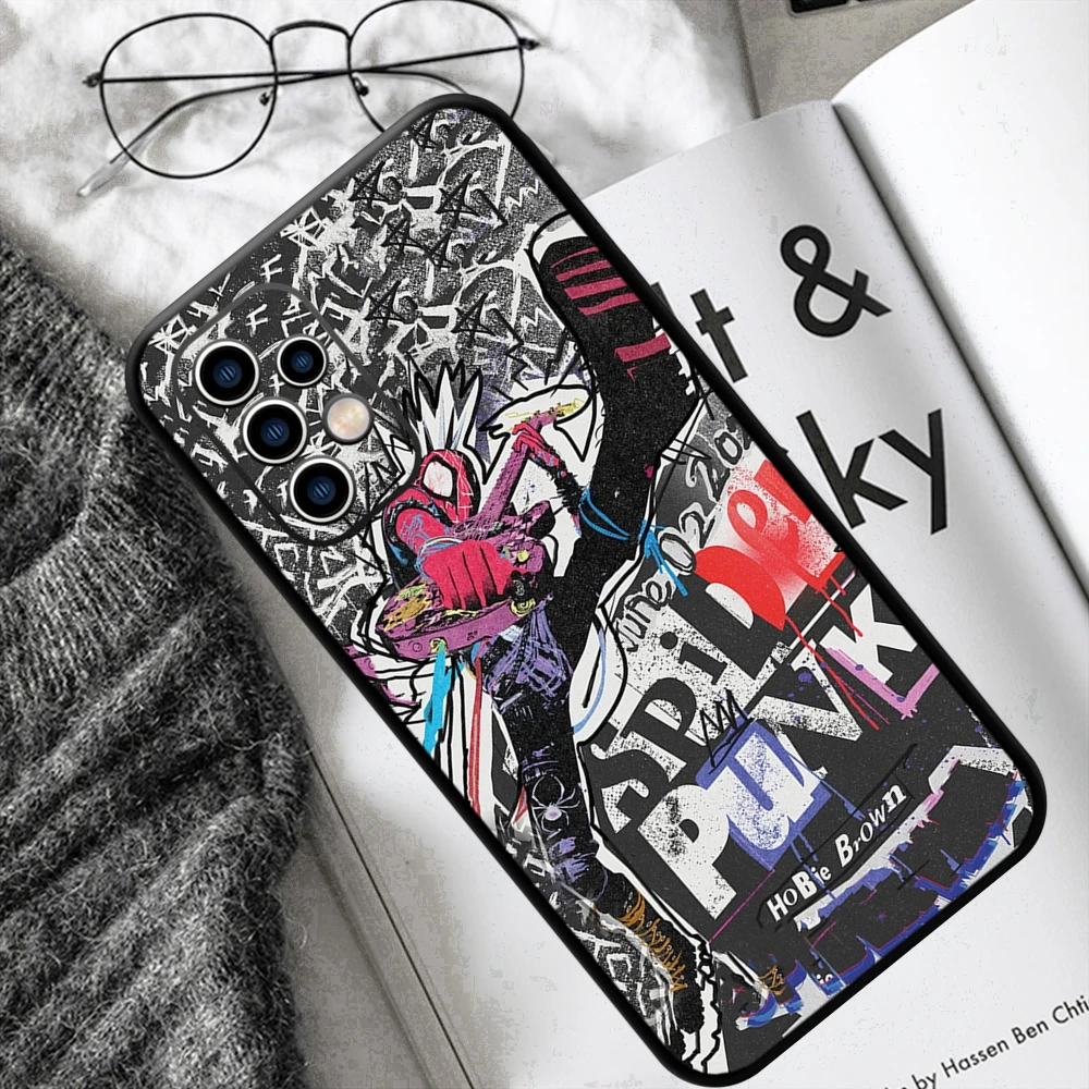 Hobie Brown Punk Spr Miles Custodia Per Telefono Siemens Per Samsung Galaxy A54 53 52 51 F52 A71 Note20 Ultra S23 M30 M21