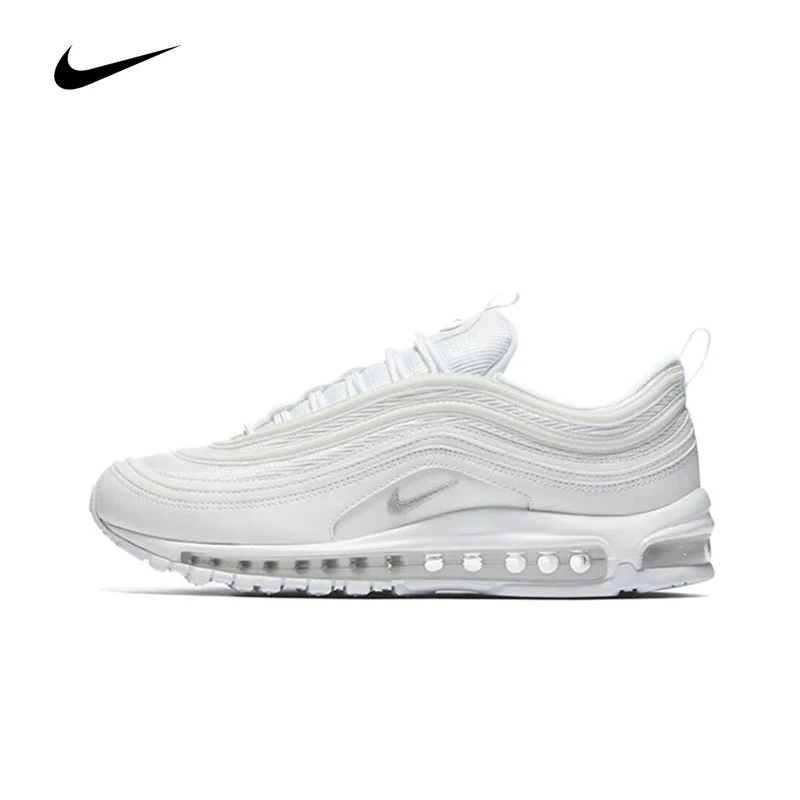 Original Nike Air Max 97 White Bullet Scarpe Da Corsa Da Uomo E Da Donna Aseismatic Sneakers Sportive Traspiranti Unisex 921826-101