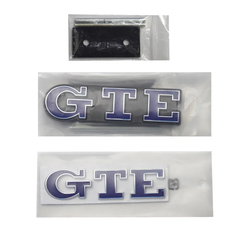 3D Metal Car Trunk Badge Sticker Griglia Anteriore Gte Emblem Logo Per Volkswagen Vw Golf 7 Gte Passat B8 Apr Golf 8 Gte Accessori