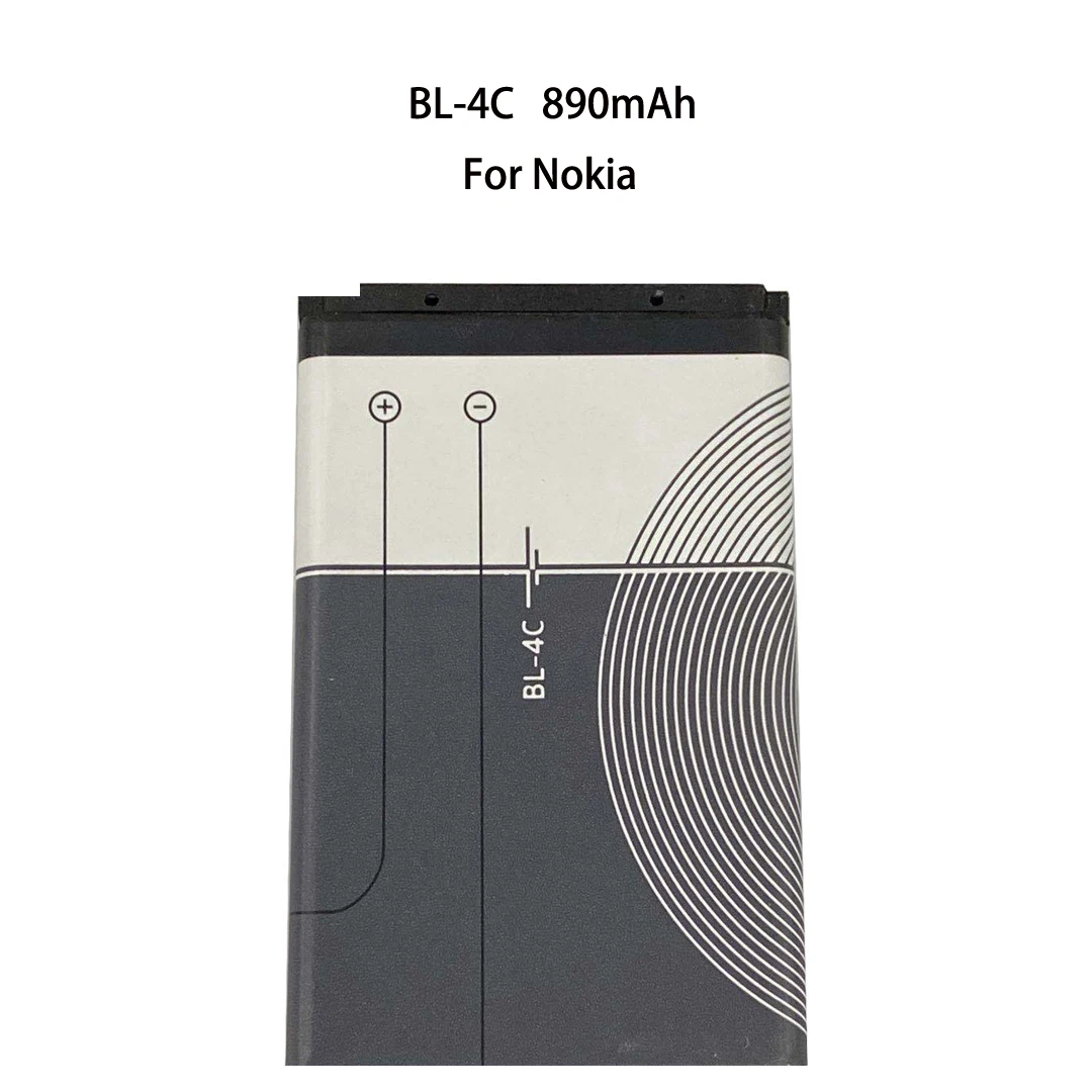 Bl4C Bl-4C 3.7V 890Mah Batteria Del Telefono Ai Polimeri Di Litio Per Radio, Nokia 6100 6120 6600 6210