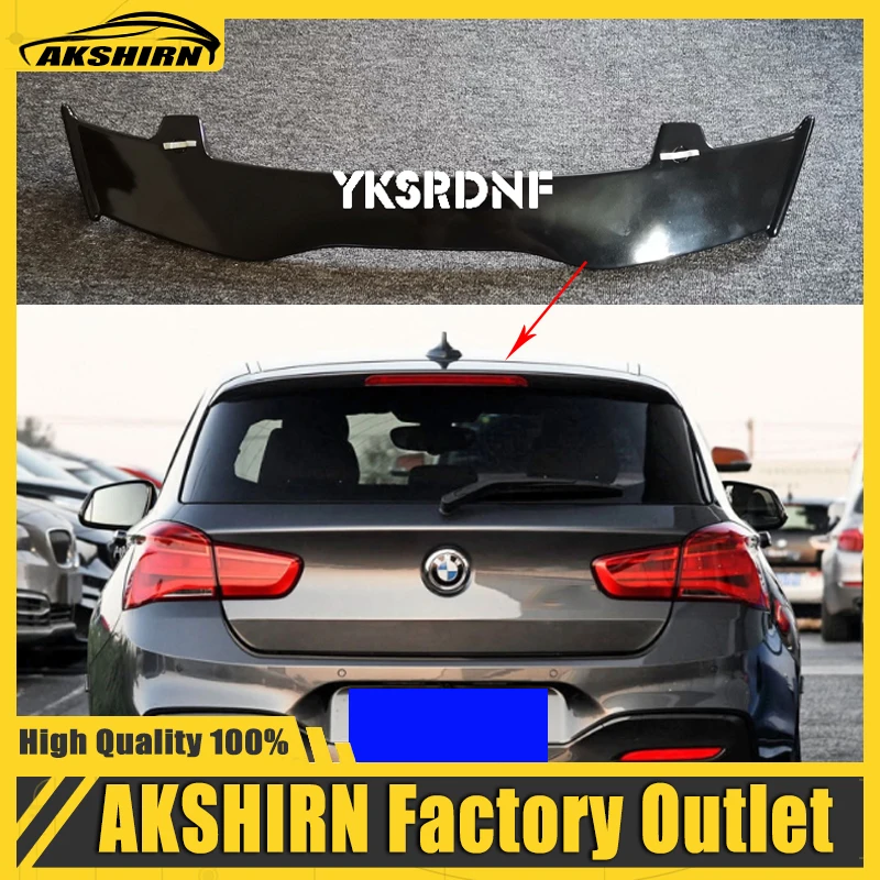 Materiale Abs Di Alta Qualità Per Bmw Serie 1 E81 E82 E87 E88 Spoiler Alettone Posteriore Abs Carbon Look Lip Spoiler Hatchback Universal