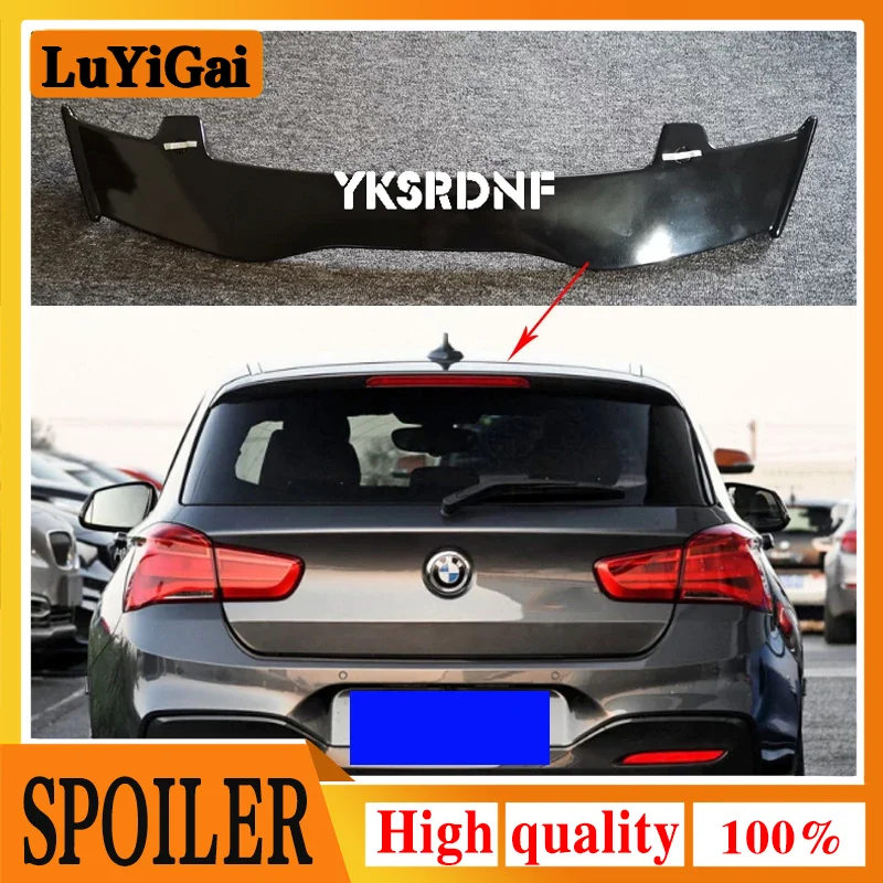Materiale Abs Di Alta Qualità Per Bmw Serie 1 E81 E82 E87 E88 Spoiler Alettone Posteriore Abs Carbon Look Lip Spoiler Hatchback Universal
