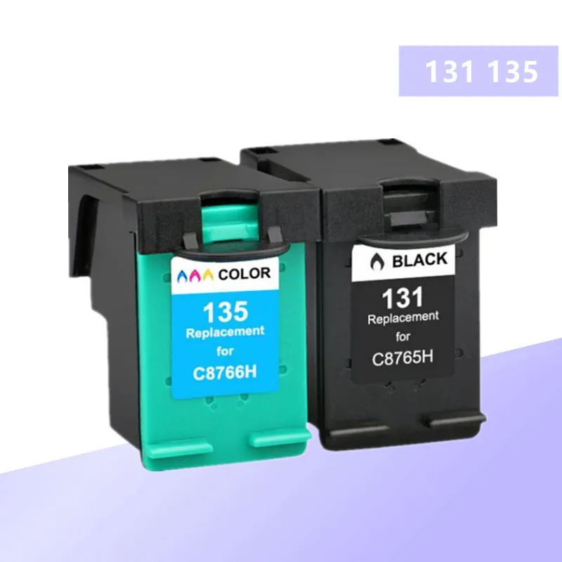 Compatibile Con Hp 131 135 Cartuccia D'Inchiostro Per Hp131 Deskjet 460 5743 5940 5943 6843 Photosmart 2573 2613 Psc1600 2350 Stampante