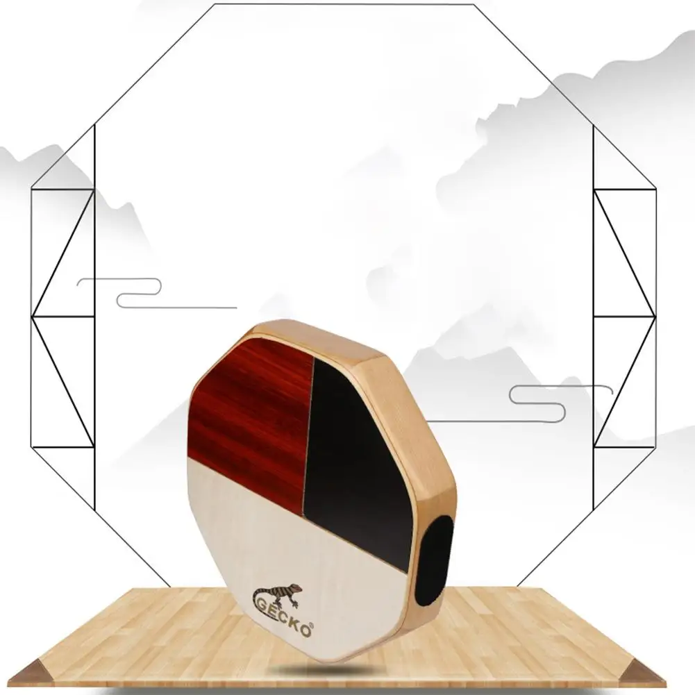 Gecko Cajon Tamburo A Mano 3 Colori Bongo Snare Doppio Effetto Sonoro Tamburo Cajon Strumento A Percussione Portatile Per Camper Da Viaggio