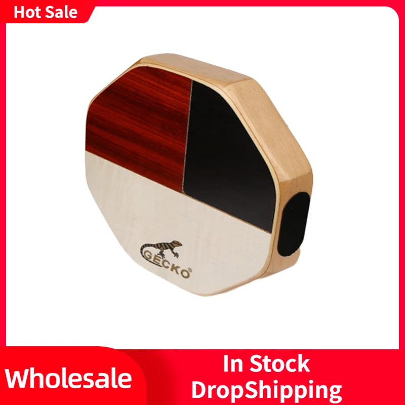 Gecko Cajon Tamburo A Mano 3 Colori Bongo Snare Doppio Effetto Sonoro Tamburo Cajon Strumento A Percussione Portatile Per Camper Da Viaggio