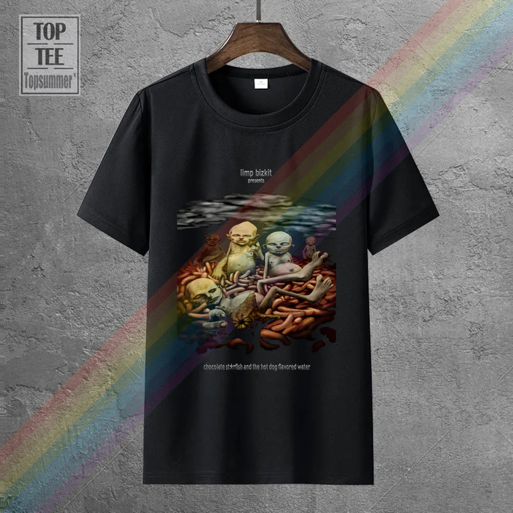 Zoppo Bizkit Rap Metal Chocolate Starfish E The Hot Dog Aromatizzato Water Album T Shirt Youth'S Tshirt Fashion