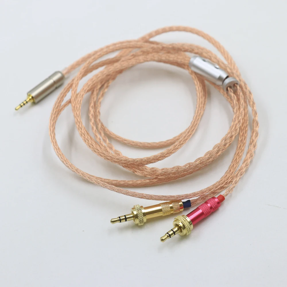 16 Fili 2.5Mm 4.4Mm Xlr 3.5Mm Ad Alta Definizione 99% Cavo Auricolare In Rame Puro Per Sony Mdr-Z1R Mdr-Z7 Mdr-Z7M2 Con Fissaggio A Vite