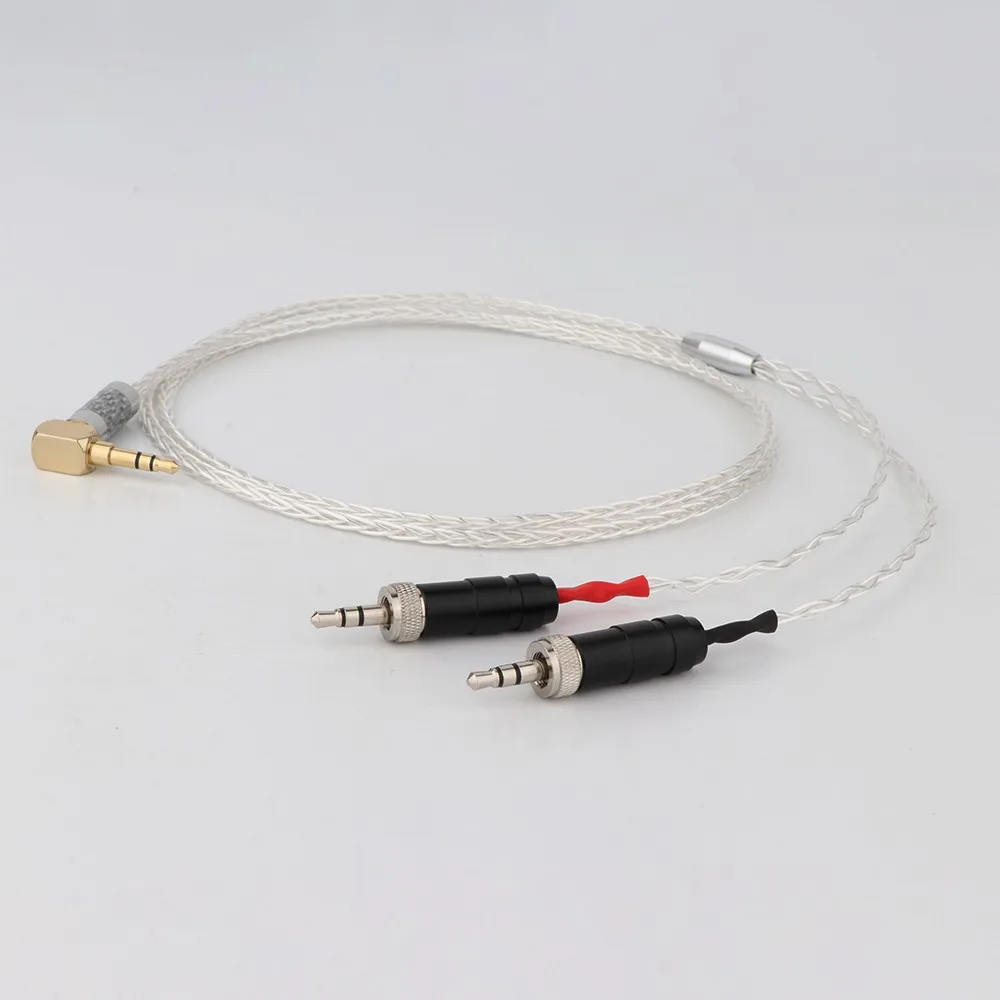 4.4Mm Xlr 2.5Mm 3.5Mm 99% Cavo Auricolare A 8 Core In Argento Puro Per Sony Mdr-Z1R Mdr-Z7 Mdr-Z7M2 Con Vite Da Fissare
