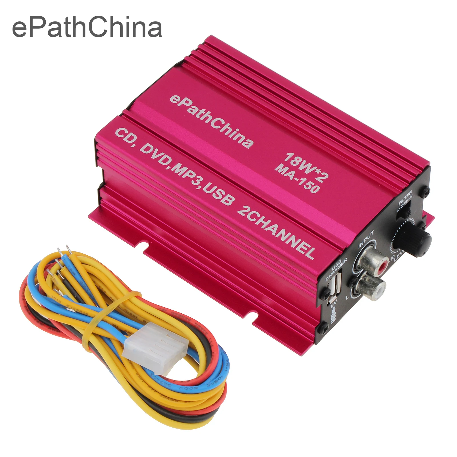2 Canali 12V Mini Amplificatore Di Potenza Audio Per Auto Digitale Amplificatore Portatile Fai Da Te Subwoofer Per Altoparlante/Auto Auto/Moto