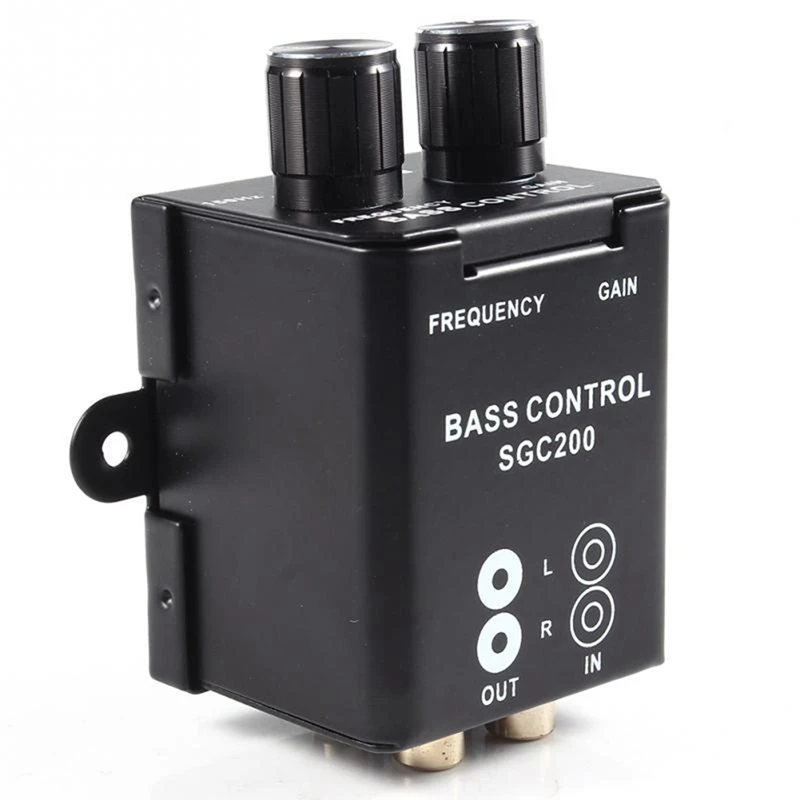 Auto Car Remote Amplifier Subwoofer Car Audio Equalizzatore Crossover Bass Controller Bass Equalizzatore Controller 4 Rca