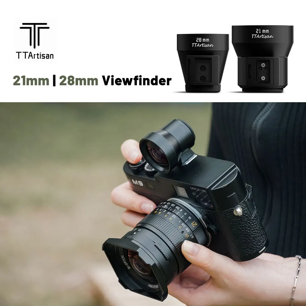 Ttartisan 21Mm 28Mm Fotocamera Mirino Esterno Scarpa Fredda Per Leica M9 Ricoh Gr Iii Ii Gr3 Mirino Ottico Accessori