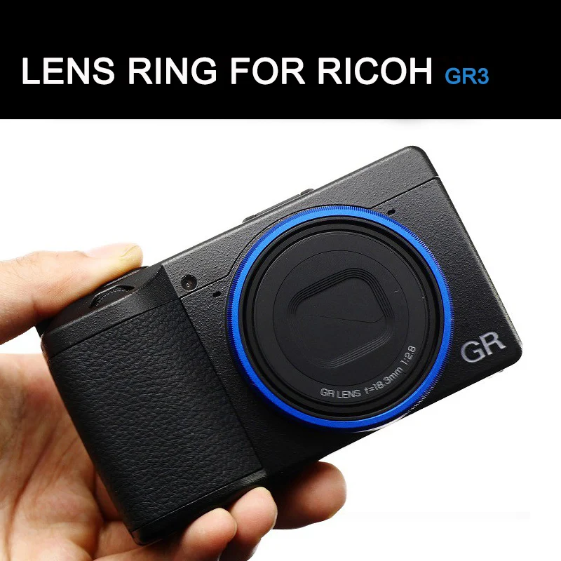 Originale Blu Anello Dell'Obiettivo Per Ricoh Gr3/ Griii