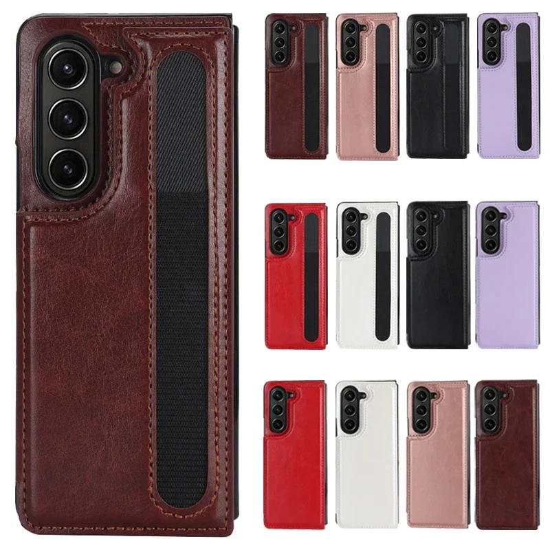 Custodia A Portafoglio Per Samsung Galaxy Z Fold 5 4 3 Huawei P50 Pocket E Vivo X Fold 2 Huawei Mate X3 Custodia In Pelle Anti Goccia