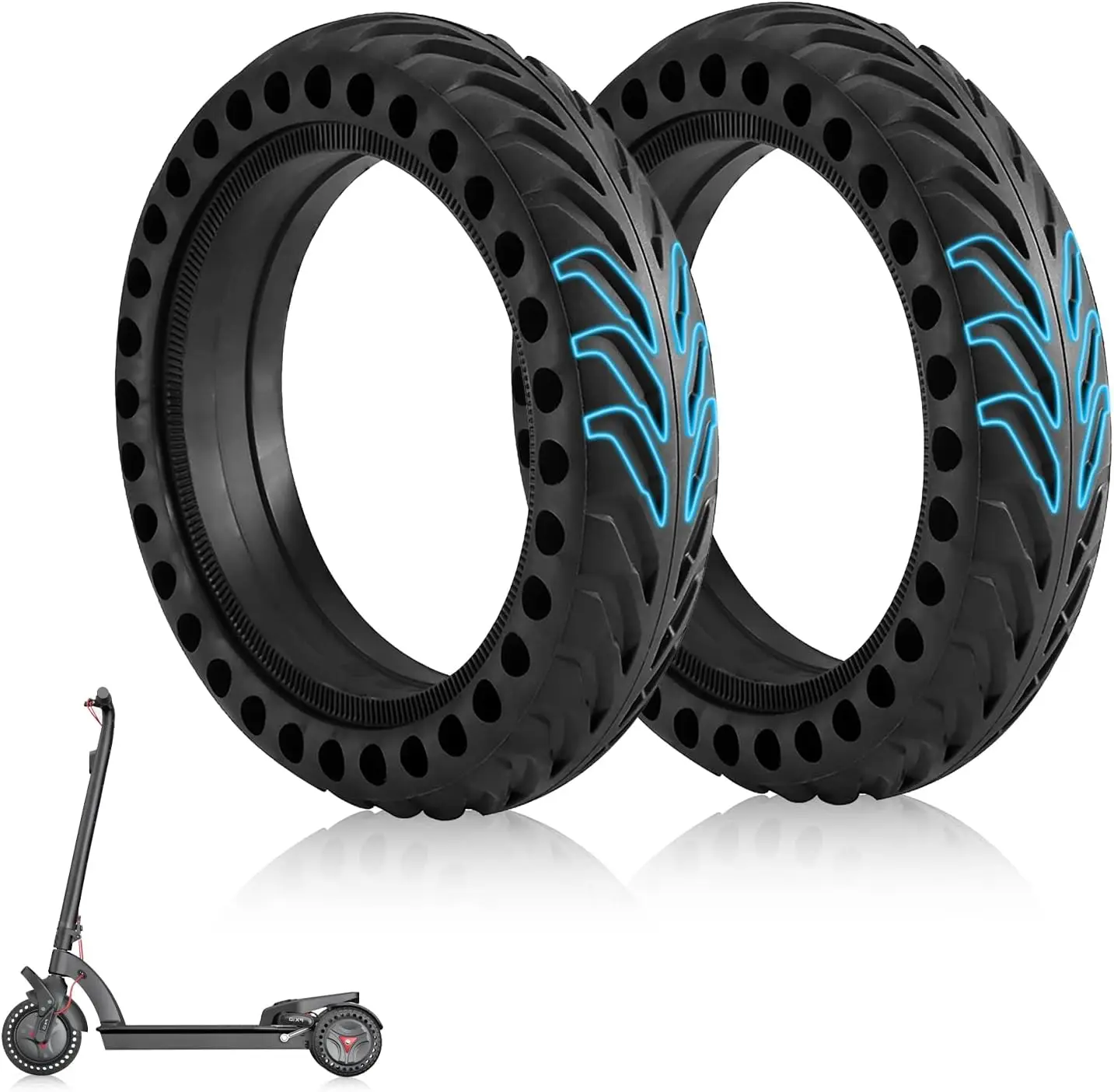 Pneumatico Solido Per Xiaomi M365 Pro Scooter Elettrico Mijia Mi 1S Pro 2 Mi 3 Scooter 8.5 Pollici Pneumatico In Gomma 8.5 ''Ruota