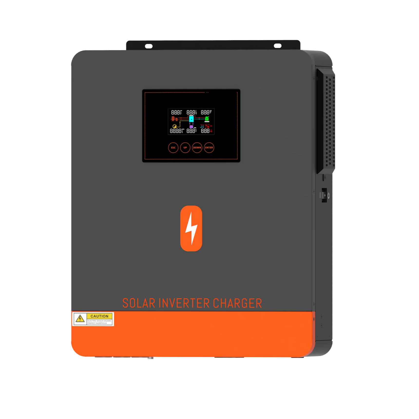 Powmr Solar Inverter Power 220V Solar Charger Inverter 3.6Kw 24V Inverter Solare Ibrido A Onda Sinusoidale Pura