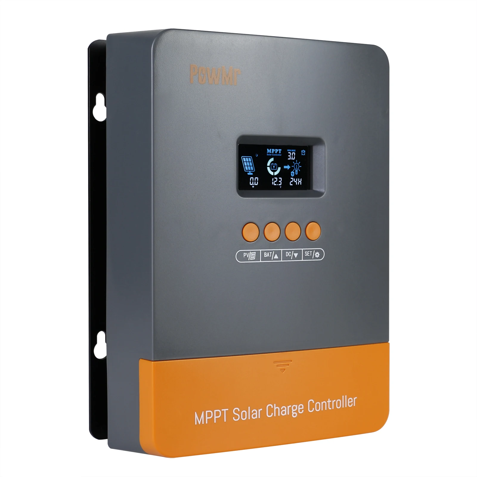 Powmr 60A 12V 24V 48V Auto Work Mppt Controller Solari Caricabatterie Controller Ip32